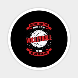 Funny Volleyball Team Gift Magnet